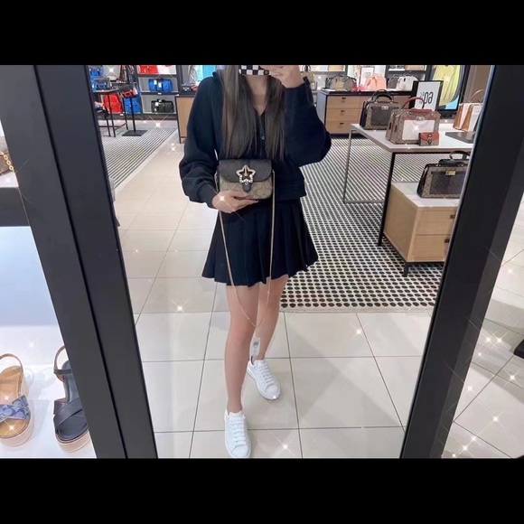 NEW COACH Gemma Crossbody In Blocked Signature Canvas With Star Buckle - Picture 6 of 6